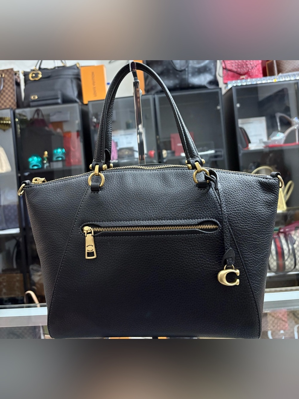 Coach Bella Leather Satchel Bag